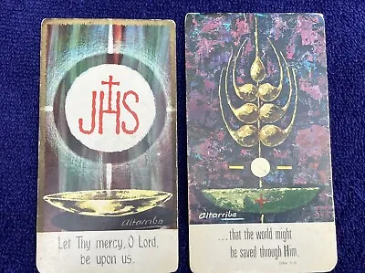 $1.50 • Buy Vintage Catholic Holy Prayer Cards…JHS