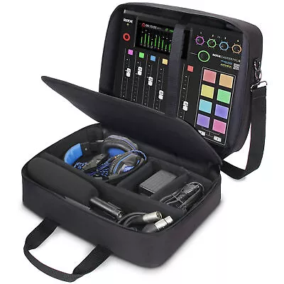 USA GEAR RODECaster Pro Case - Hold Podcaster Mixer Microphones And More • $59.99