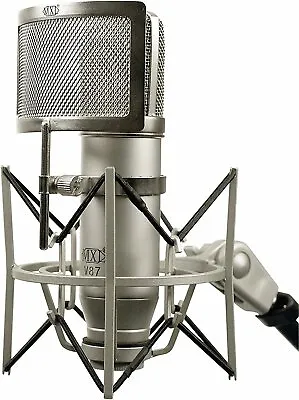 MXL Low-Noise Pro Studio Condenser Microphone W/ Pop Filter & Shockmount - V87 • $199.95