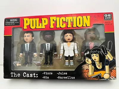 2004 Pulp Fiction GeOms Action Figures - The Cast: Vince Mia Jules Marsellus • $19.99