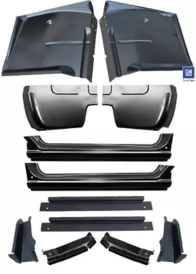 67-72 Chevy C10 Truck *GM Lic* Floor Pans Cab Corner Rocker Panel Cab Mount 12PC • $449.95