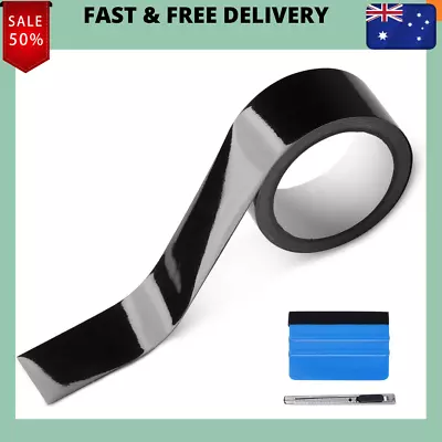 Free Tool Kit High Gloss Vinyl Wrap Kit For Black Out Chrome Delete Window Trim • $25.99