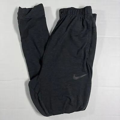 Nike Dri Fit Pants Joggers Mens Small Black Activewear • $18.99