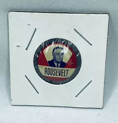 1936 FRANKLIN D. ROOSEVELT FDR PRESIDENT Campaign Pin Pinback Button Political • $29.98