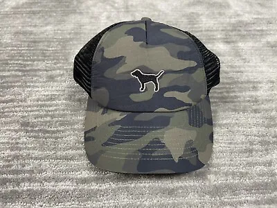 Victoria's Secret PINK Dog Logo Camo Hat Cap Snapback Adjustable Womens Mesh • $9.99