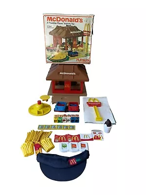 Vintage 1974 Playskool Familiar Places McDonalds #430 Box Incomplete & Extras • $150