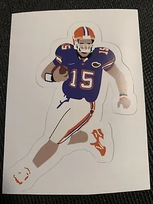 Tim Tebow Heisman Florida Gators SEC NCAA Football Sticker 3.75  X 2.7  • $13.99