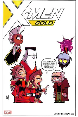 X-Men Gold Skottie Young Promo Lithograph On Card Stock 2017 B • $5