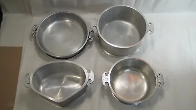 $20 • Buy Vintage Guardian Service  Cookware - Lot Of 4 Cast Aluminum Pots