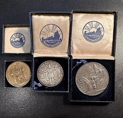 Iceland 1930 Complete 3 Coin Set Commemorating 1000 Years Of Althing • $499.99