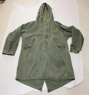 Original US Army 1951 Fish Tail Parka Jacket Coat Medium • $149.99