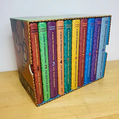 £24.99 • Buy A Series Of Unfortunate Events, Book Set 1 - 10, Lemony Snicket, Ted Smart Case