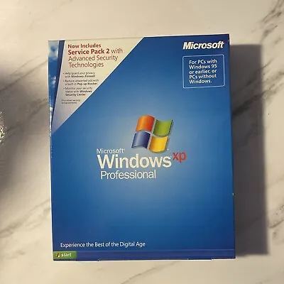 Microsoft Windows XP Professional W/SP2 Full English Retail MS WIN PRO =SEALED= • $179.97