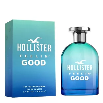 Hollister FEELIN GOOD 100ml Eau De Toilette EDT NEW & CELLO SEALED • £21