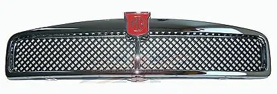 New Metal Chrome MGB Front Grille Assembly 1963-1974 Black Mesh  Made In UK • $459.95
