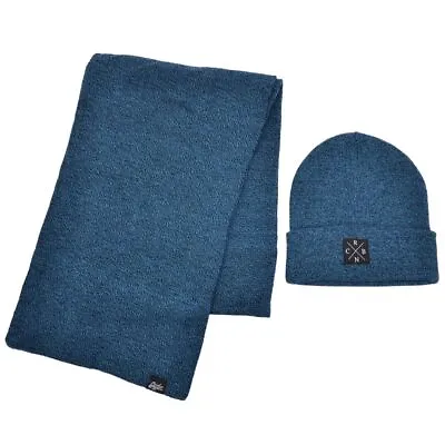 Set Of Scarf & Beanie Hat - Men And Women Soft Knitted • £7.99