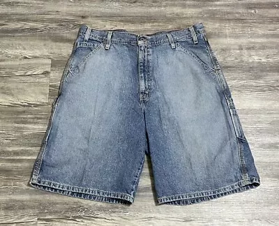 Vintage Y/K Levis Silvertab Carpenter Denim Shorts Size 36 Men • $15.50