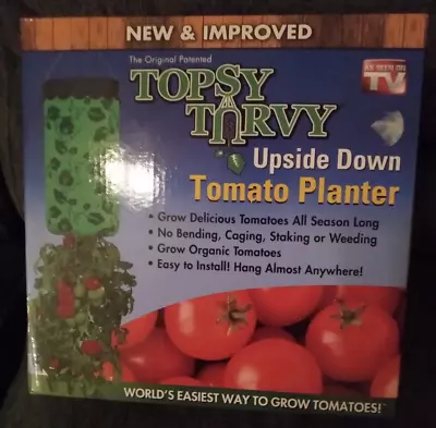Topsy Turvy Upside Down Tomato Planter W/ Vertical Grow Bag  New Open Box • $7.97