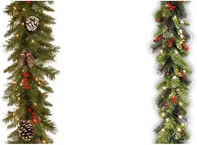 9 Ft & Company Pre-lit Artificial Garland  DecorationsCrestwood Spruce - 9 Ft • $144.19