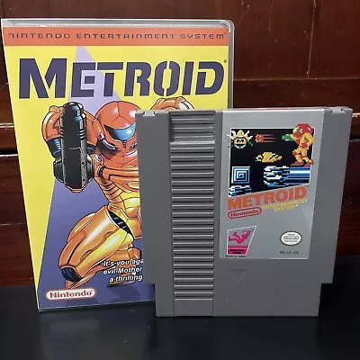 Metroid (Nintendo 1987) NES Game Authentic Tested NICE Cart + Bonus! • $16.99