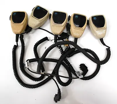 Lot Of 5 Motorola Standard Palm 2 Way Radio Microphone Astro Specctra HMN1080A • $31.95