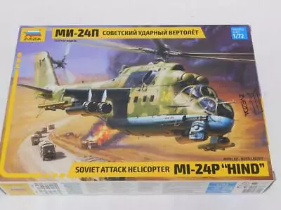 1/72 Zvezda Mi-24P HIND Soviet Russian Attack Helicopter Plastic Model Kit 7315 • $26.39