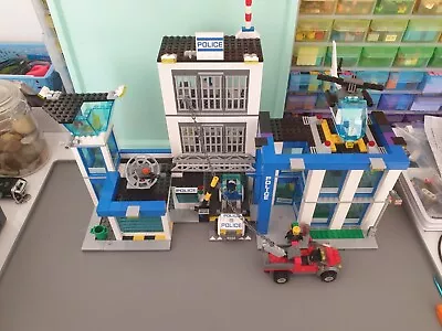 Lego City 60141 Police Station Set With Manuals In Excellent Preloved Condition. • $89
