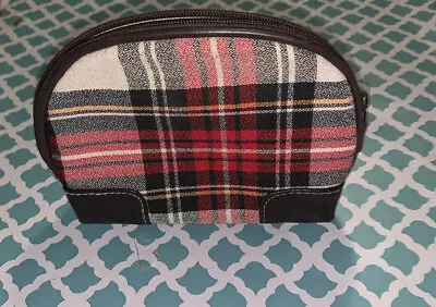 Modella Red Plaid Make Up Bag • $16