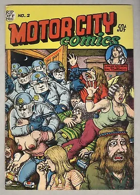 Motor City Comics #2 VG+ 1970 Crumb – First Print • $74.95