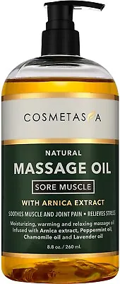 Sore Muscle Massage Oil 8.8 Oz By Cosmetasa • $13.95