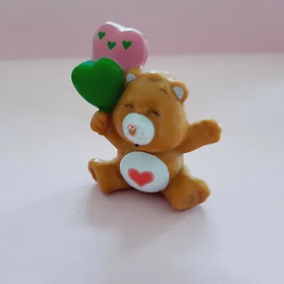 £8.99 • Buy Vintage Care Bear Small Plastic Tenderheart Figure Toy With Balloons 80s Kenner