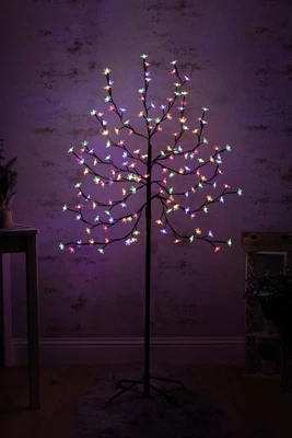 £24.99 • Buy Large Light Up Christmas Twig Tree Cherry Blossom LED Decoration 5ft 1.5m Home 