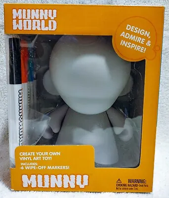 Kidrobot MUNNYWORLD 7 Inch MUNNY Blank Art Toy • $45