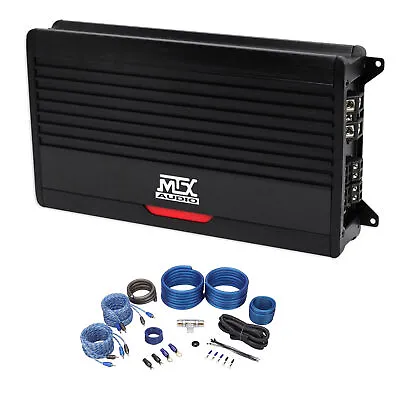 MTX THUNDER75.4 400 Watt RMS 4-Channel Amplifier 2-Ohm Car Stereo+Amp Wire Kit • $219.95