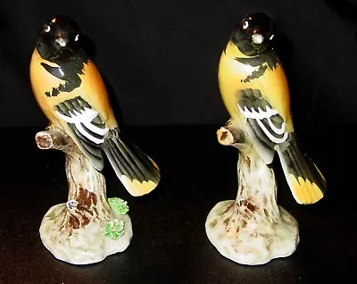 2  Antique Ucagco Japan Ceramic Bird Figurines - Approx. 5 1/2  X 3  X 2 3/4  • $21.68