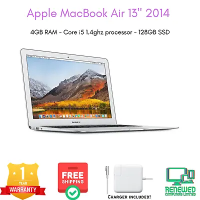 £199.99 • Buy MacBook Air 13.3” 2014 – Apple – Core I5 – 1.40ghz – 4GB RAM – 128GB SSD – A1466