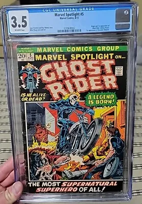 Marvel Spotlight #5 1972 (3.5) 1st Appearance Ghost Rider & Johnny Blaze! • $900