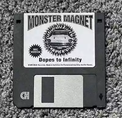 Monster Magnet Dopes To Infinity - Promo Computer Disk Floppy Presskit - Not LP • $9.95