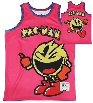 New Pac-man Pink Mens Headgear Classics Embroidered Mens Jersey RJRSY-96 • $52.99