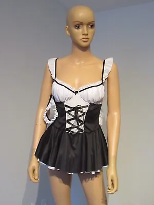 Escante Womens French Maid Sexy Lingerie Costume • $36.99