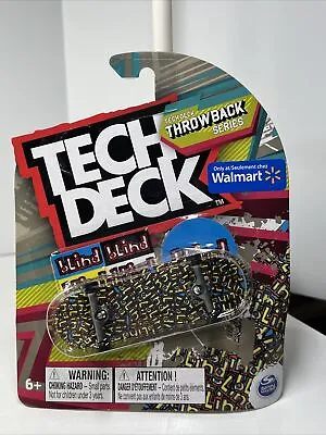 Tech Deck Blind Skateboards Walmart Exclusive Throwback Series Fingerboard NIB • $9.20