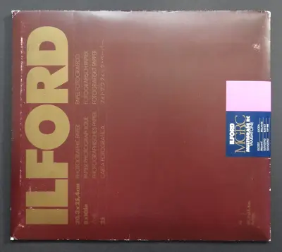 Ilford Multigrade RC Warmtone (Glossy) 20.3x25.4cm (8x10 In) Paper - 17 Sheets • £19.95