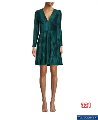 $97.57 • Buy Shoshanna Women's Laine Dress Emerald Size 2