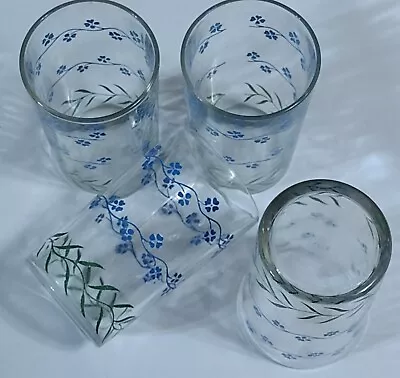 4 Vintage Swanky Swig Juice Glasses  • $12