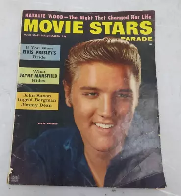 Movie Stars Parade Magazine Elvis Presley On Cover • $45