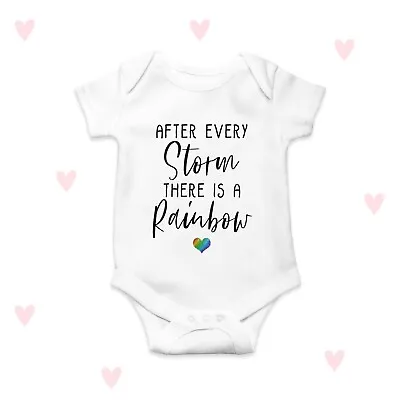 Rainbow Baby Gifts Baby Bodysuit After Every Storm Cute Baby Announcement • £8.90