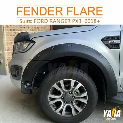 For Ford Ranger PX3 Wildtrak 2018-2021 Fender Flares Wheel Arch Matt Black 6pcs • $259