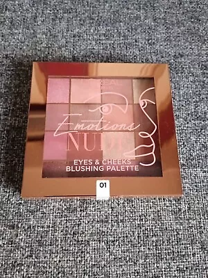 L'Oreal Emotions Nude Eyes & Cheeks Blushing 16 Colour Palette New & Sealed  • £6.50