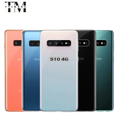 Back Glass Battery Cover Rear Door W Camera Lens Replace For Samsung Galaxy S10 • $10.99