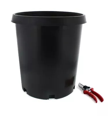 5-Gallon High Quality Injection Molded Nursery Container Pot Plastic Black • $24.99